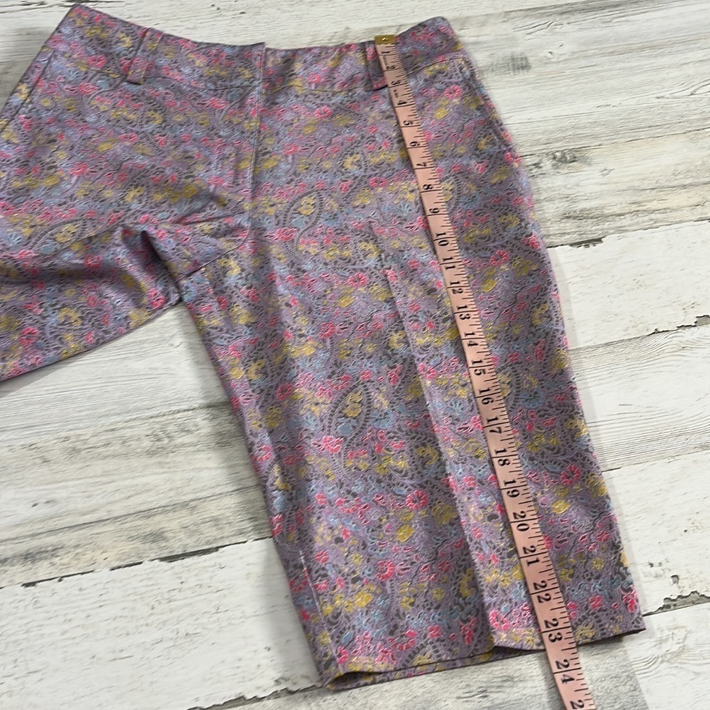 Nike Golf Lavender Paisley Print Bermuda Shorts Size 4 - Picture 12 of 12